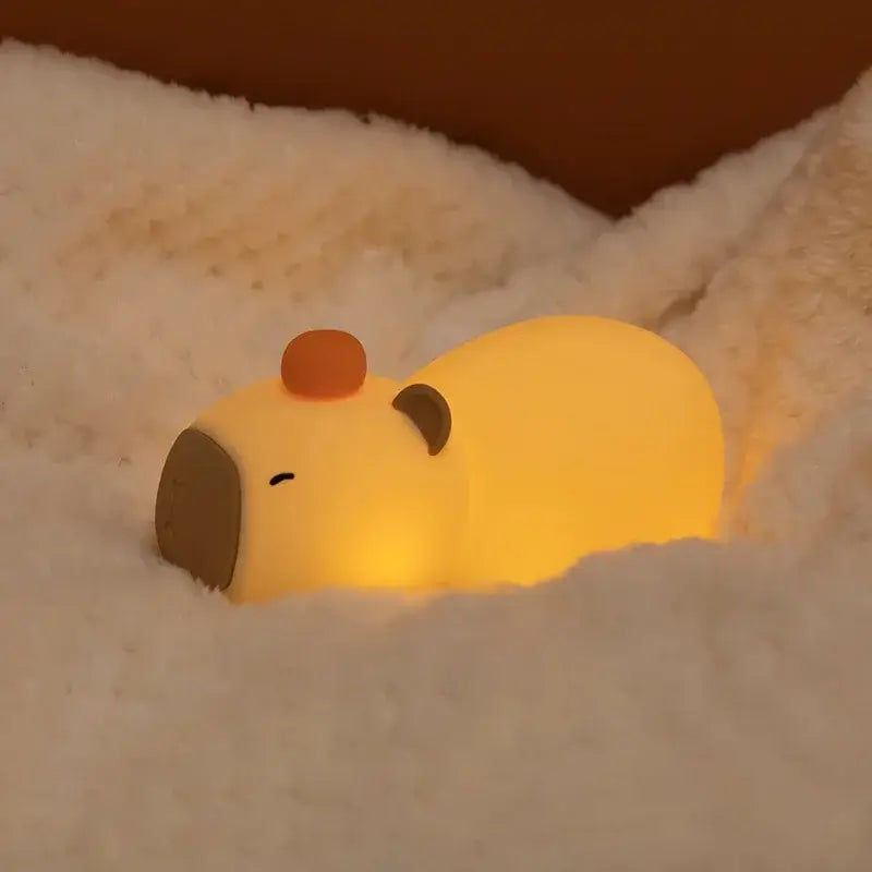 Capivara-Lamp-Luminaria-Infantil-Touch-Led-Mercado-Ligado