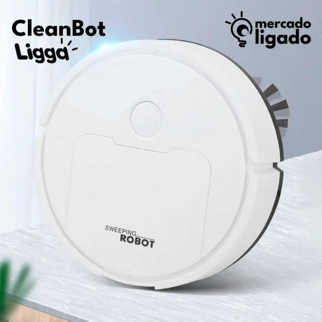 Clean-Bot-Ligga-3-em-1-Robo-Varredor-Aspirador-e-Esfregao-Mercado-Ligado
