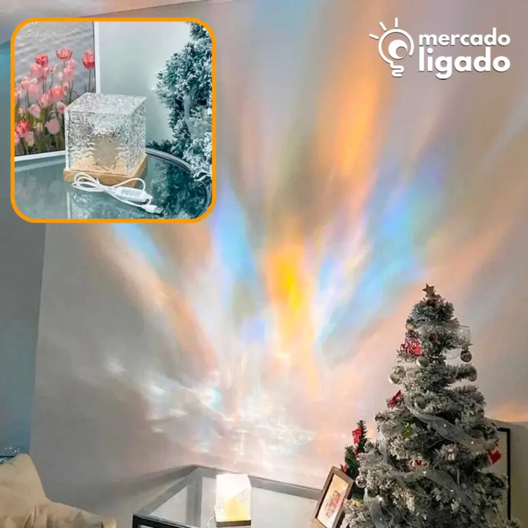 Cubo-Wave-LED-Projetor-Ligga-Luminaria-Projetor-de-Ondas-Mercado-Ligado