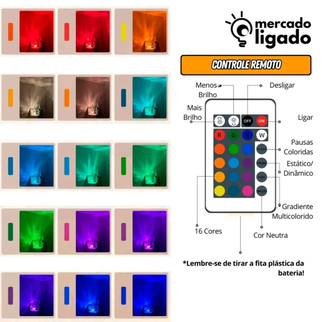 Cubo-Wave-LED-Projetor-Ligga-Luminaria-Projetor-de-Ondas-Mercado-Ligado