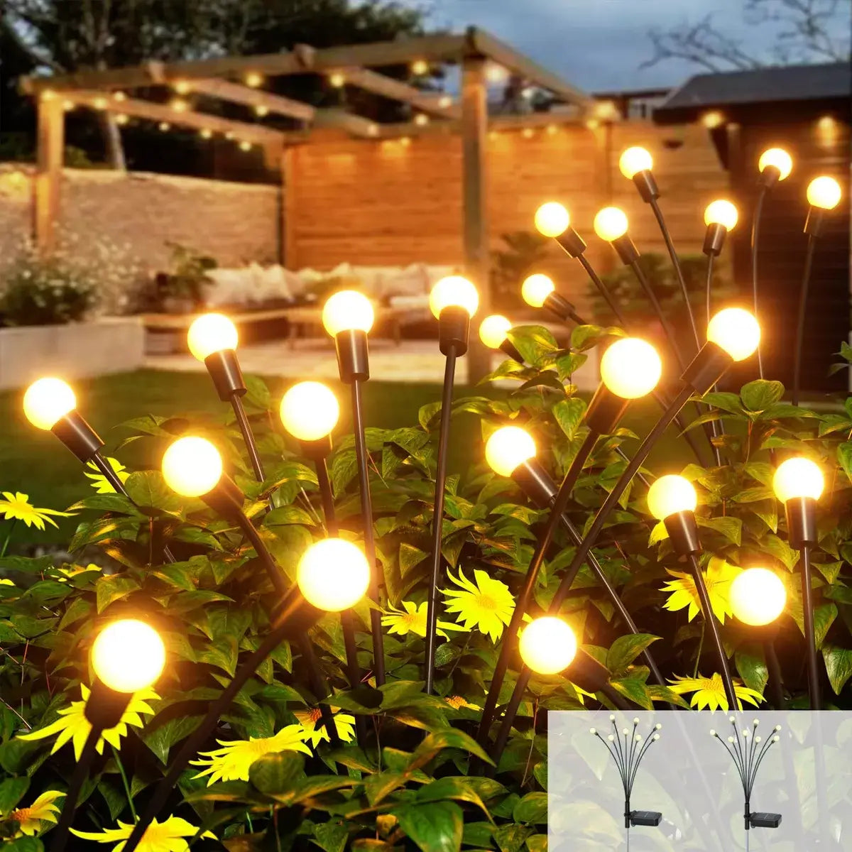 Lampada-de-Jardim-Firefly-Luzes-Solares-De-Jardim-Em-Forma-De-Vagalume-Mercado-Ligado