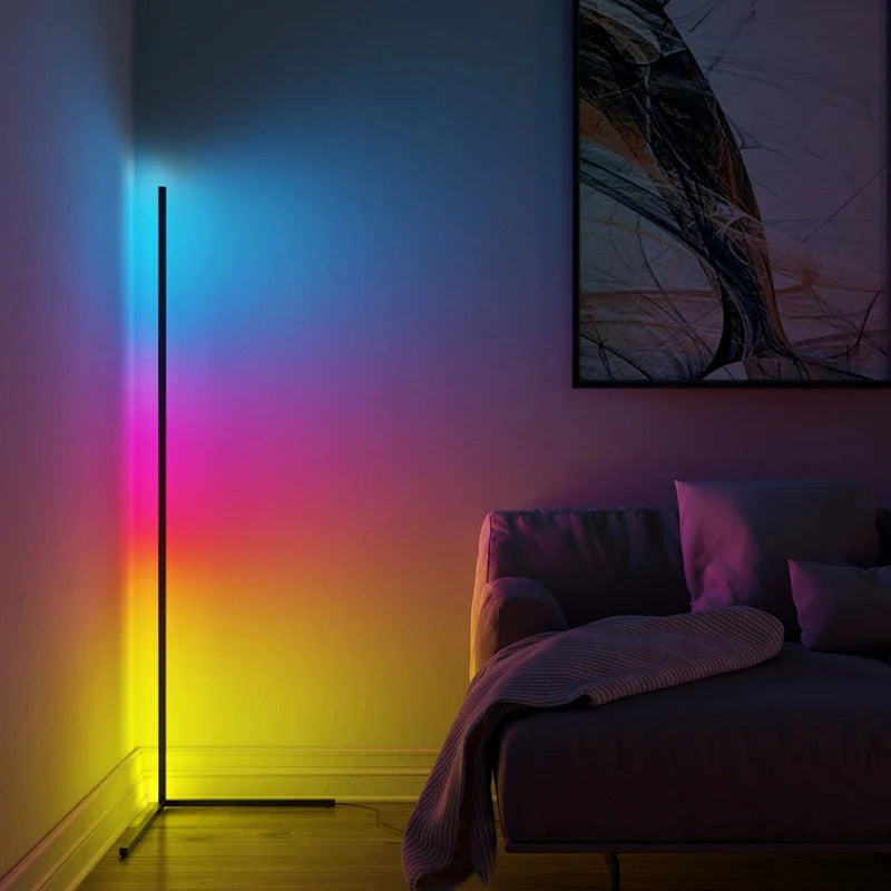 Luminaria-Multicor-LED-de-Piso-Inteligente-Mercado-Ligado