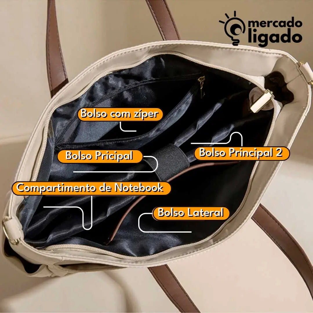 Modern-Notebook-Case-Ligga-Bolsa-Moderna-com-Separacao-para-Notebook-Tamanho-Grande-Mercado-Ligado