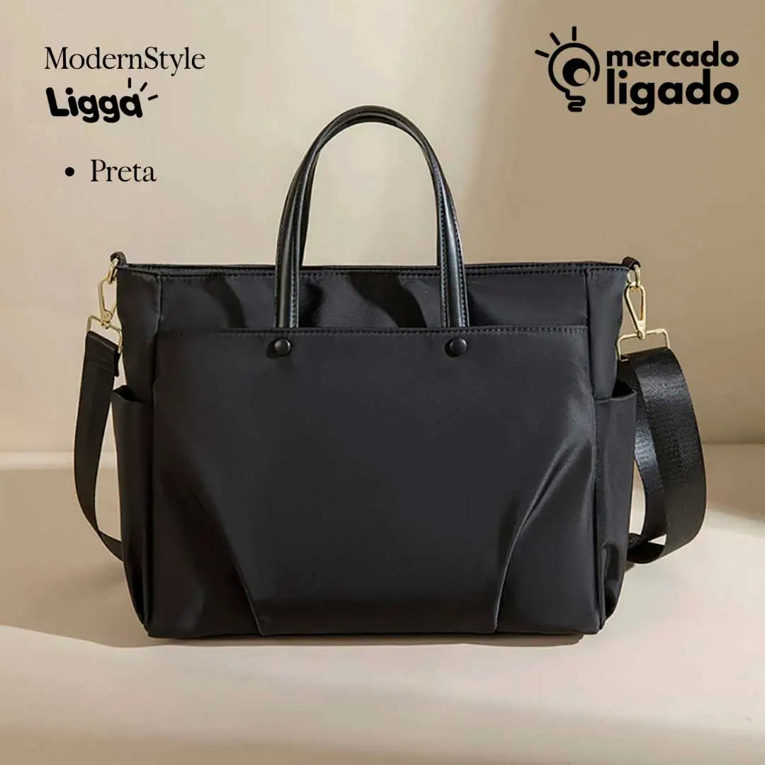 Modern-Notebook-Case-Ligga-Bolsa-Moderna-com-Separacao-para-Notebook-Tamanho-Grande-Mercado-Ligado