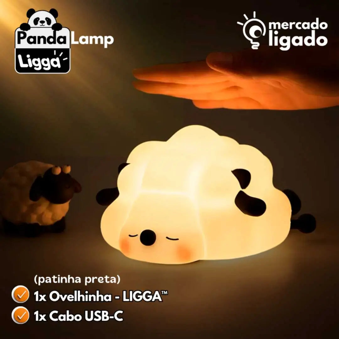 Panda-Lamp-Ligga-Luminaria-Infantil-em-formato-de-Panda-Mercado-Ligado