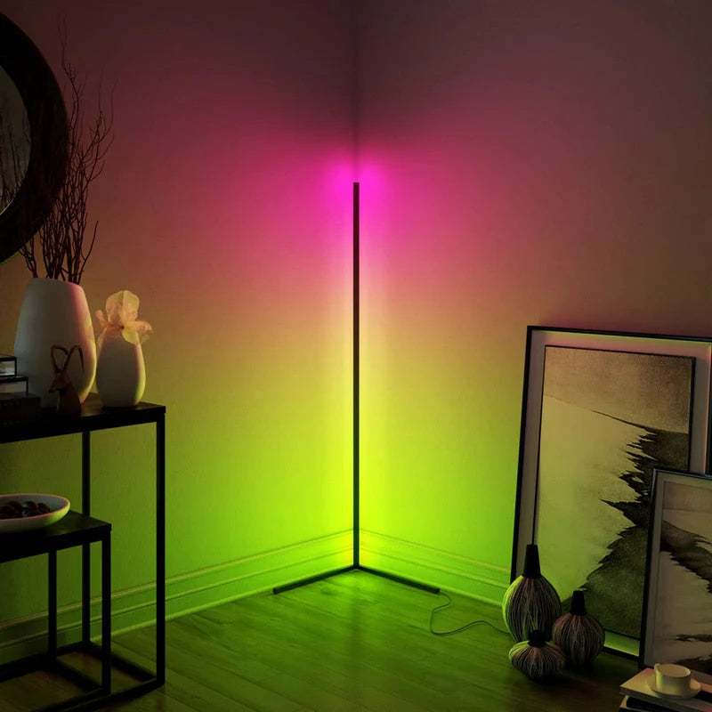 AuraLight RGB Ligga - Luminária Multicor LED de Piso Inteligente