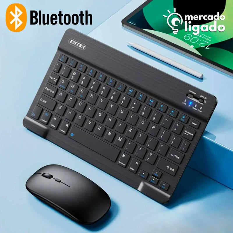 KeyConnect Pro Ligga - Teclado Bluetooth Sem Fio Multifuncional