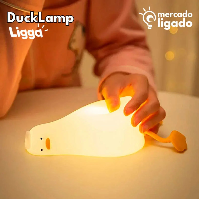 DuckLamp Ligga - Luminária Infantil Pato de Silicone