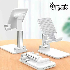 Hands-Free Ligga - Tripé de Suporte para Celular Ideal para Mesa de Escritório