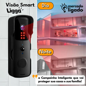 Visão Smart Ligga - Campainha Inteligente & Interfone de Vídeo WiFi