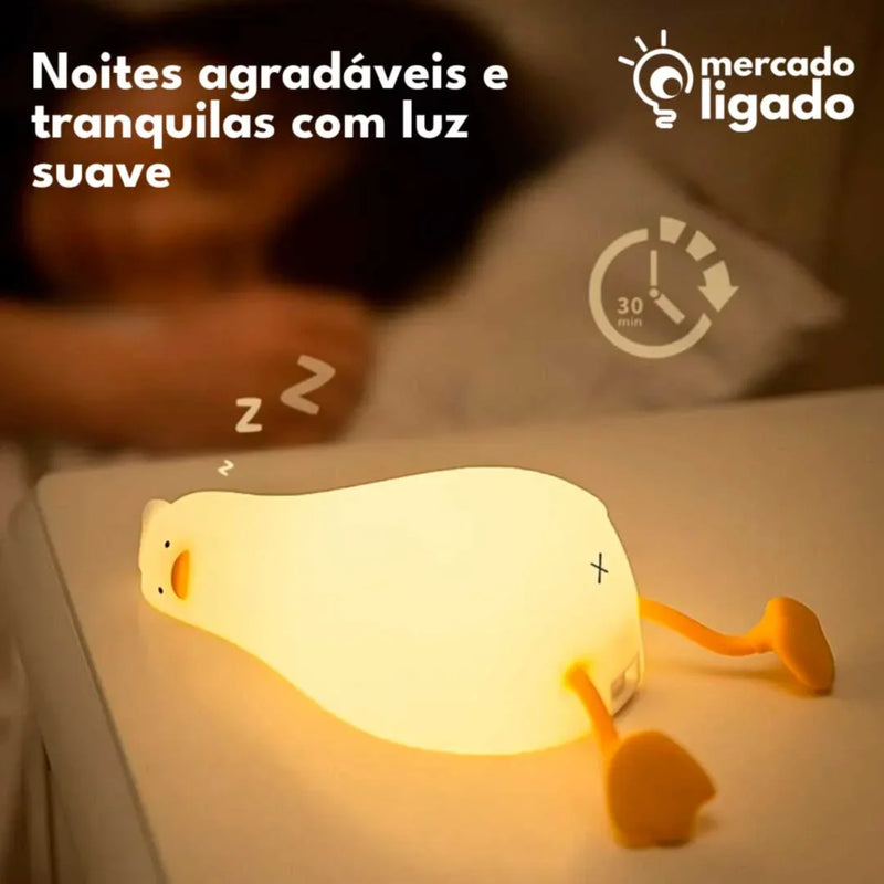 DuckLamp Ligga - Luminária Infantil Pato de Silicone