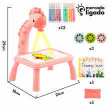 MesaColorKid Ligga - Mesa de Desenho interativa Infantil com RetroProjeção