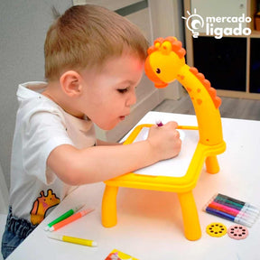 MesaColorKid Ligga - Mesa de Desenho interativa Infantil com RetroProjeção