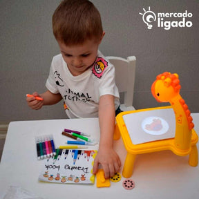 MesaColorKid Ligga - Mesa de Desenho interativa Infantil com RetroProjeção