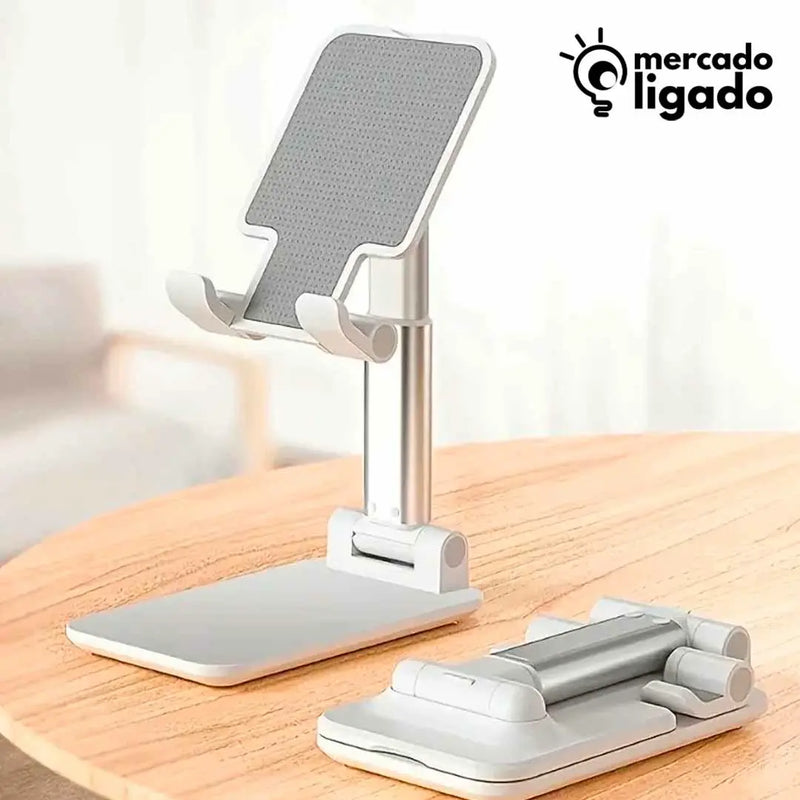 Hands-Free Ligga - Tripé de Suporte para Celular Ideal para Mesa de Escritório