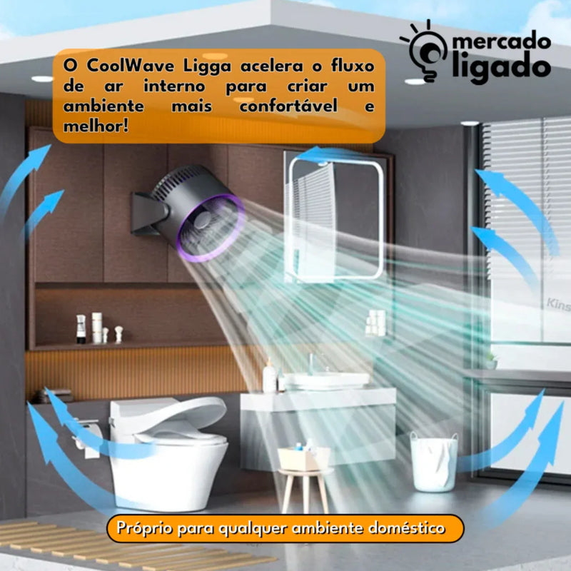 CoolWave Ligga- Ventilador TURBO Portátil