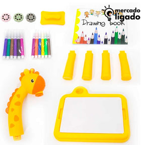 MesaColorKid Ligga - Mesa de Desenho interativa Infantil com RetroProjeção