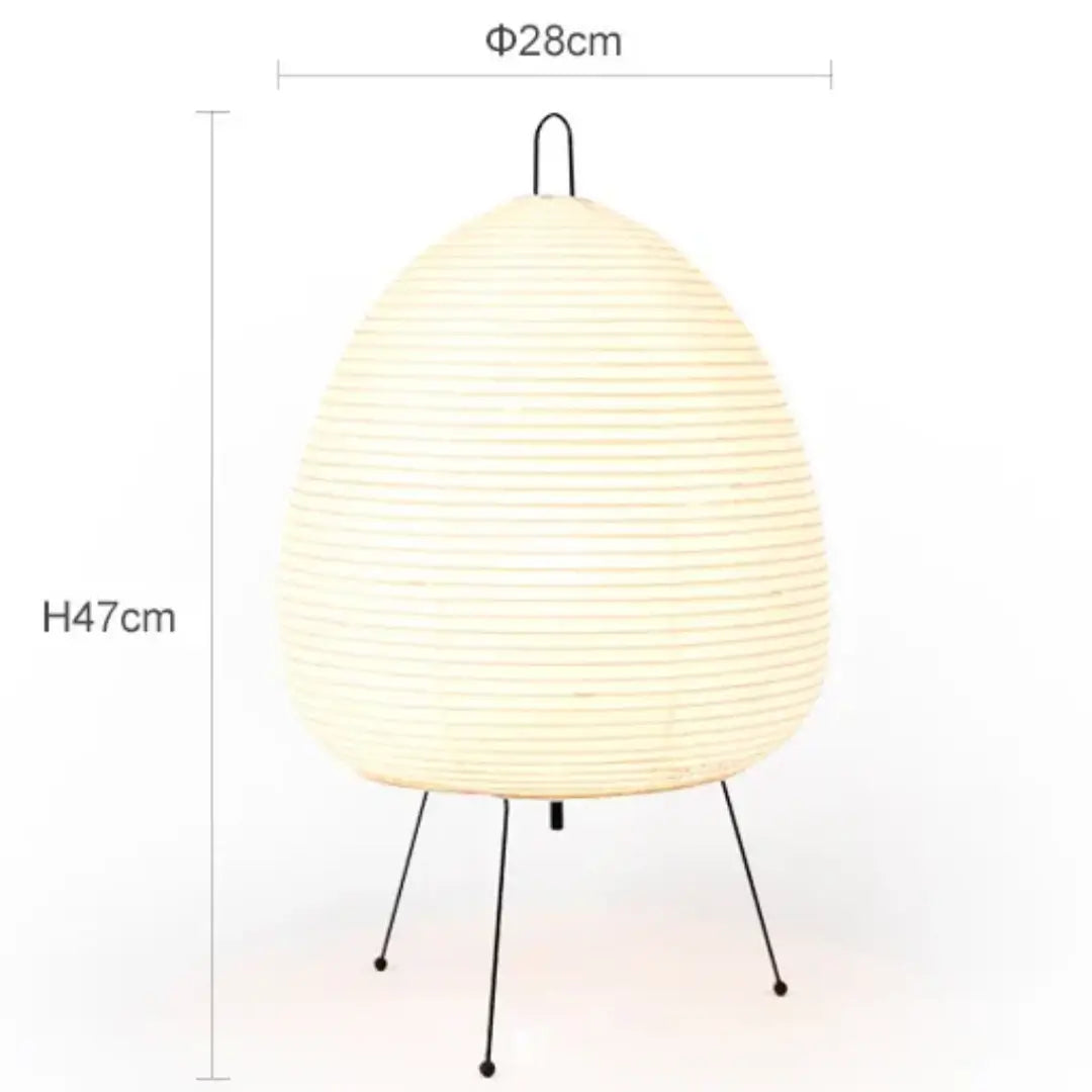 Luminária Akari - Abajur de Mesa Design Oriental