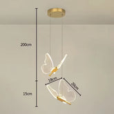 Butterfly-LED-Luz-Pendente-de-Cabeceira-em-formato-de-Borboleta-Mercado-Ligado