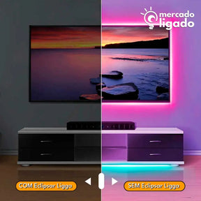 Eclipsar-Ligga-Tira-de-Luz-de-LED-Inteligente-RGB-por-Controle-Sem-Fio-e-Celular-via-Bluetooth-Mercado-Ligado