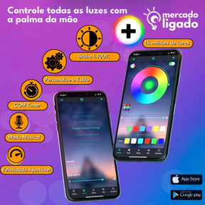 Eclipsar-Ligga-Tira-de-Luz-de-LED-Inteligente-RGB-por-Controle-Sem-Fio-e-Celular-via-Bluetooth-Mercado-Ligado