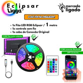 Eclipsar-Ligga-Tira-de-Luz-de-LED-Inteligente-RGB-por-Controle-Sem-Fio-e-Celular-via-Bluetooth-Mercado-Ligado