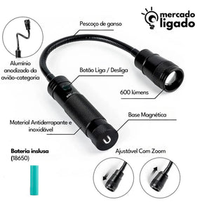 Focus-Light-Ligga-Kit-Luz-de-Led-Iluminacao-de-Parede-Area-Externa-e-Churrasqueira-Mercado-Ligado