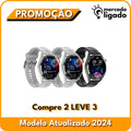 SmartWatch Titanium Ligga - Relógio Digital Original via Bluetooth